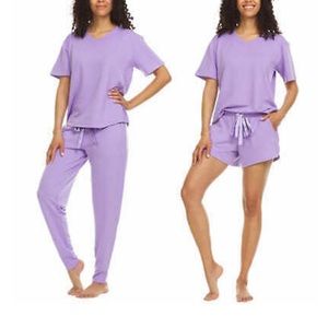 Flora Nikrooz Ladies' French Terry 3-piece Lounge Set